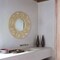 Vintiquewise Creative Bamboo Hanging Wall Mirror Round Shape, Natural for Living Room, Dining Room or Playroom QI004407 - alternate 2